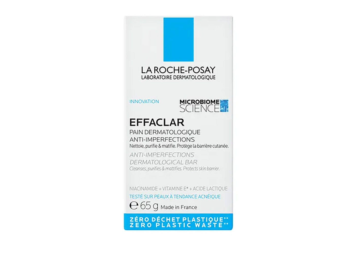 La Roche-Posay Effaclar barra espumosa dermatológica